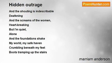 marriam anderson - Hidden outrage