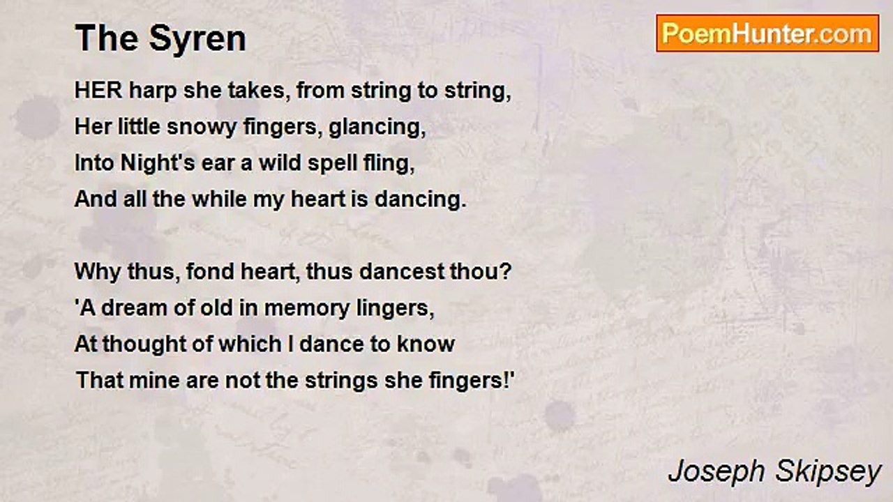 Joseph Skipsey - The Syren