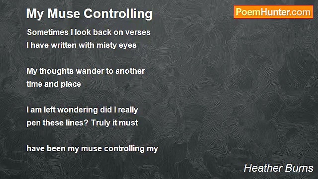 Heather Burns - My Muse Controlling