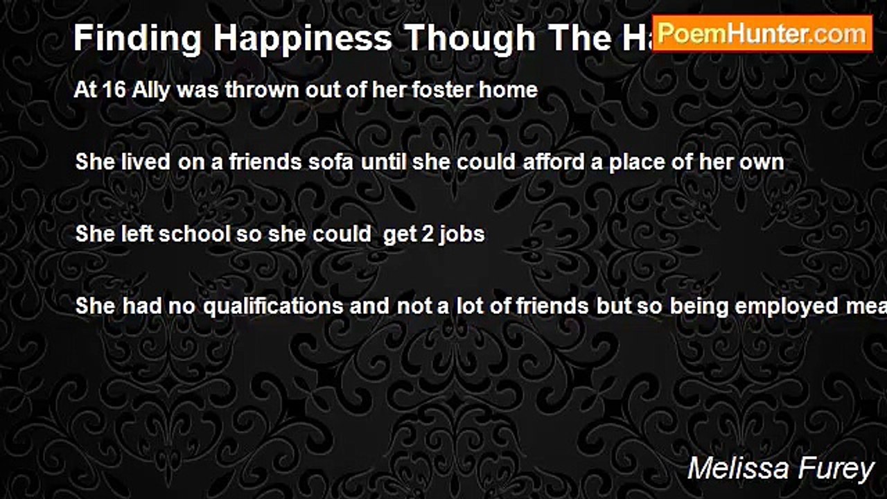 Melissa Furey - Finding Happiness Though The Hardest Times