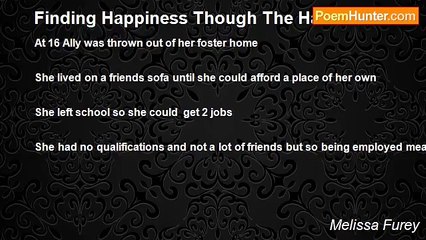 Melissa Furey - Finding Happiness Though The Hardest Times