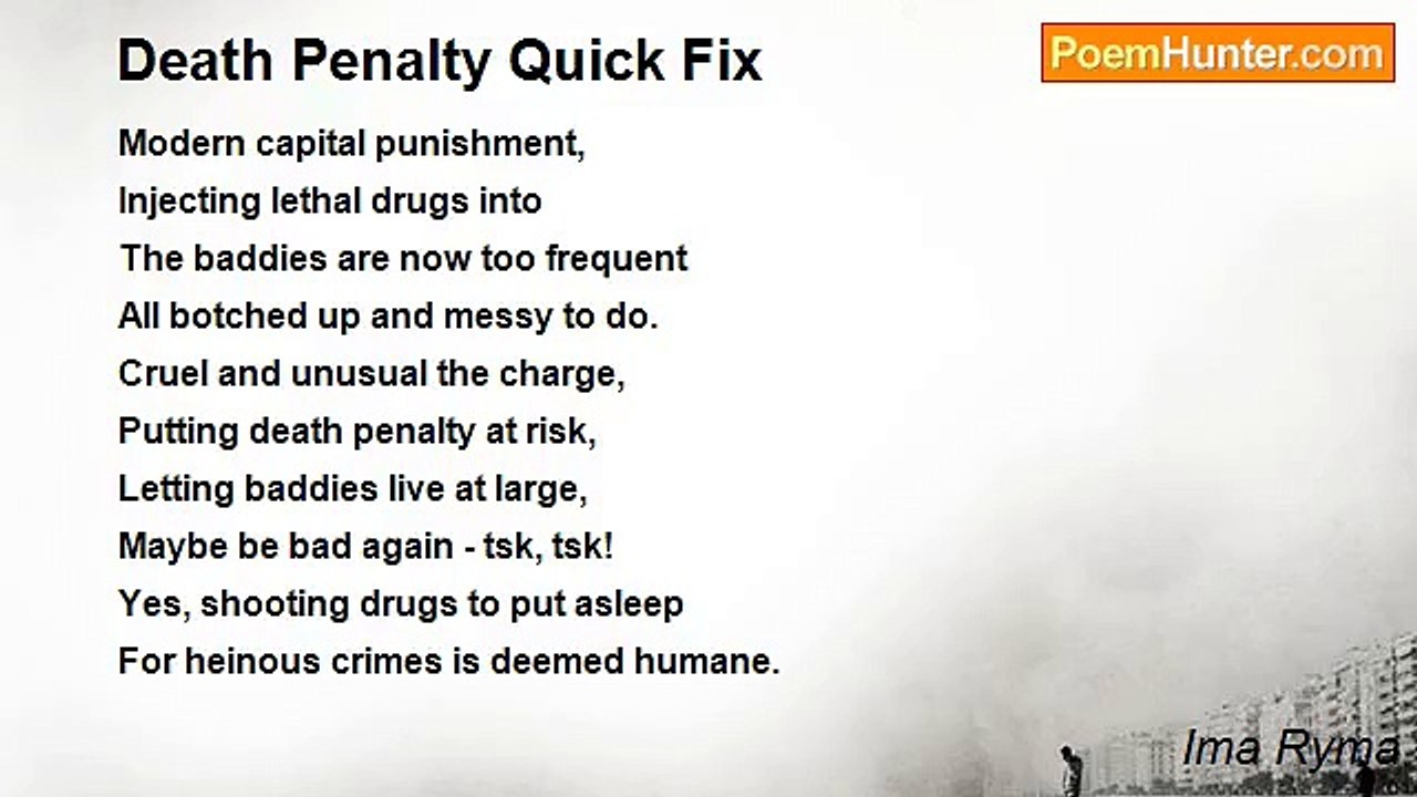 Ima Ryma - Death Penalty Quick Fix