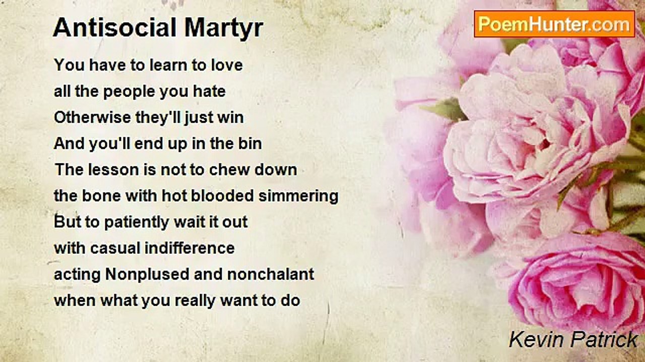 Kevin Patrick - Antisocial Martyr