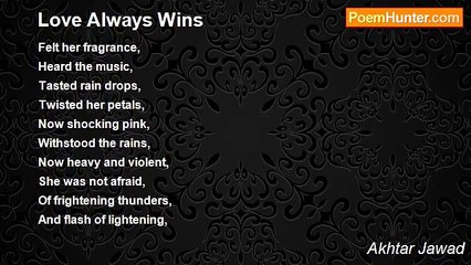 Akhtar Jawad - Love Always Wins