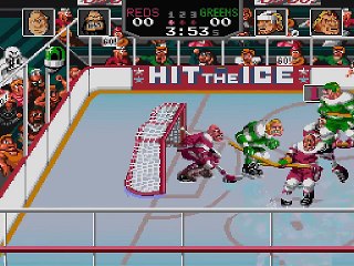 Hit the Ice online multiplayer - snes