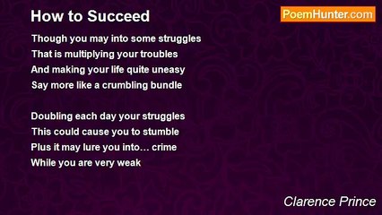 Clarence Prince - How to Succeed
