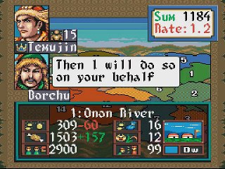 Genghis Khan II: Clan of the Gray Wolf online multiplayer - snes