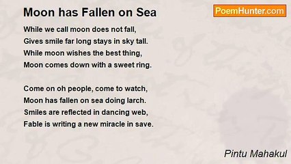Pintu Mahakul - Moon has Fallen on Sea