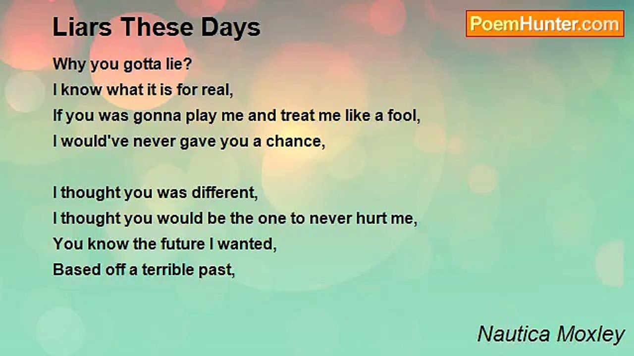 Nautica Moxley - Liars These Days
