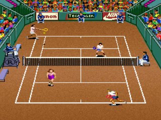 Andre Agassi Tennis online multiplayer - snes
