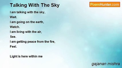 gajanan mishra - Talking With The Sky