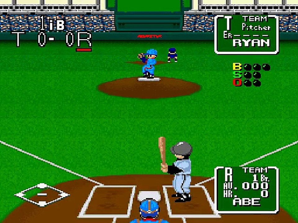 Nolan Ryan's Baseball online multiplayer - snes