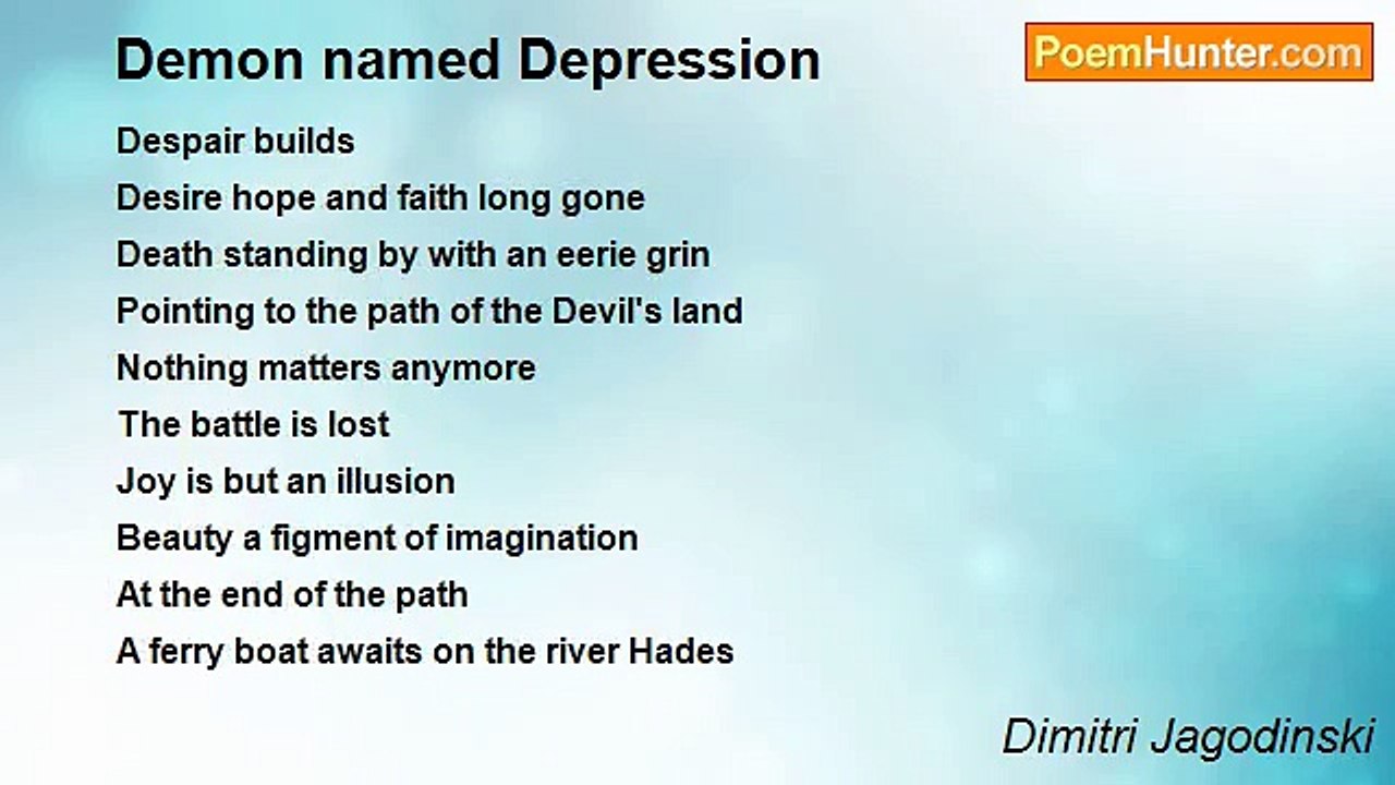 Dimitri Jagodinski - Demon named Depression