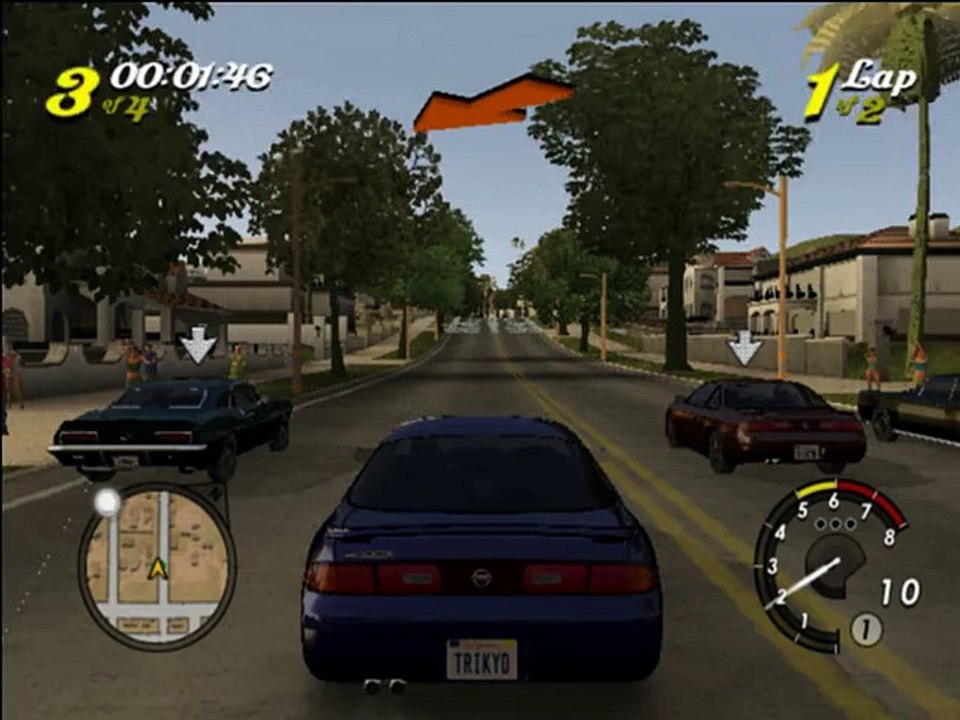 L.A. Rush online multiplayer - ps2