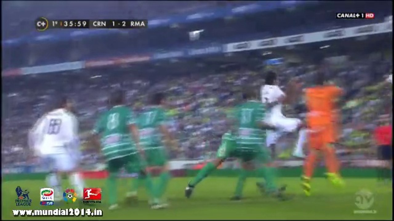 Raphaël Varane Second Goal - Cornellà vs Real Madrid 1-2 ( Copa del Rey ) 29/10/2014 HD