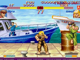 Street Fighter Collection online multiplayer - saturn