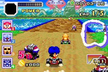 Konami Krazy Racers online multiplayer - gba