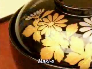 Japanology 148 - Maki-e : Poudre d'or sur laque