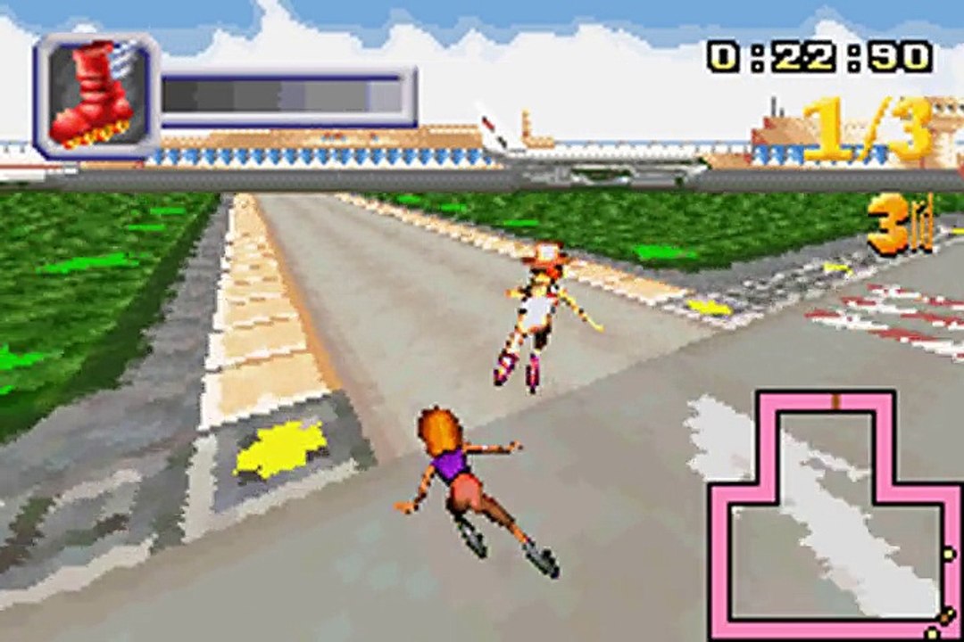 X-Bladez: Inline Skater online multiplayer - gba