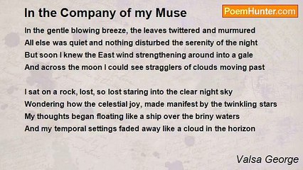 Valsa George - In the Company of my Muse