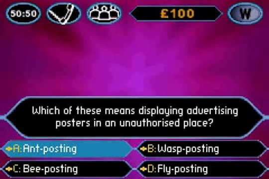 Who Wants to Be a Millionaire - 2nd Edition online multiplayer - gba