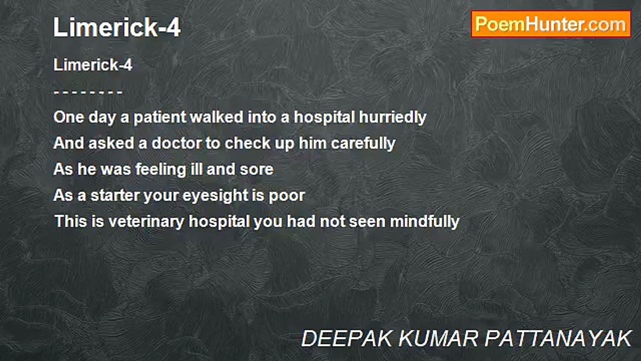 DEEPAK KUMAR PATTANAYAK - Limerick-4