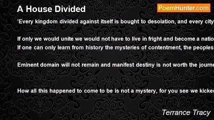 Terrance Tracy - A House Divided