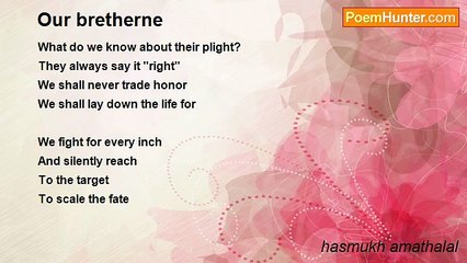 hasmukh amathalal - Our bretherne