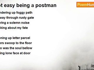 lee fones - not easy being a postman