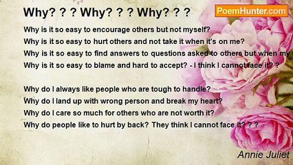 Annie Juliet - Why? ? ? Why? ? ? Why? ? ?
