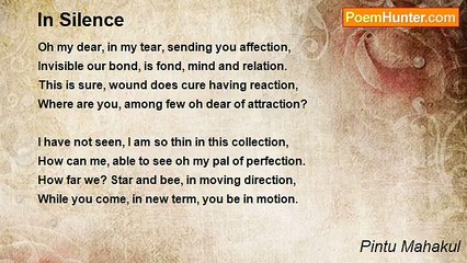 Pintu Mahakul - In Silence