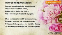 Gerry Legister - Overcoming obstacles