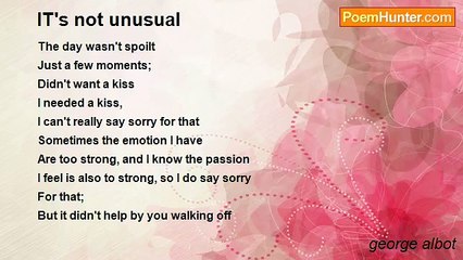 george albot - IT's not unusual