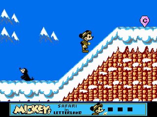 Mickey's Safari in Letterland online multiplayer - nes