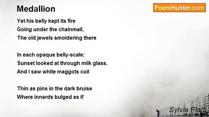 Sylvia Plath - Medallion