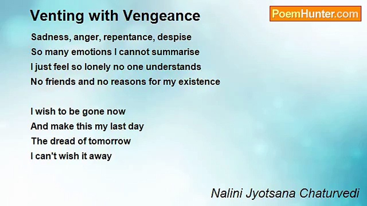 Nalini Jyotsana Chaturvedi - Venting with Venge...