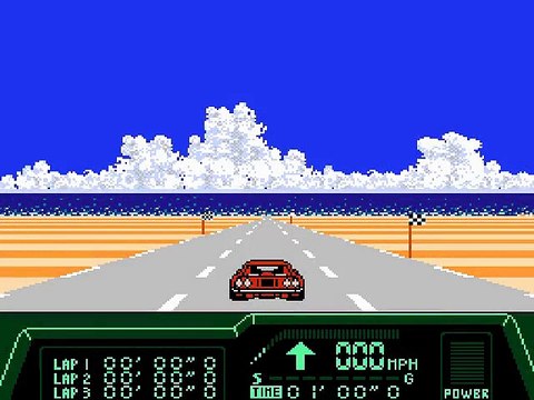 Rad Racer II online multiplayer - nes