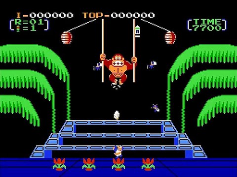 Donkey Kong 3 online multiplayer - nes