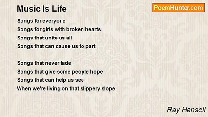 Ray Hansell - Music Is Life