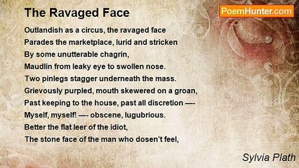 Sylvia Plath - The Ravaged Face