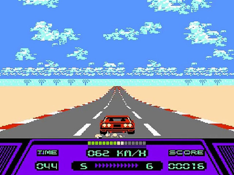 Rad Racer online multiplayer - nes