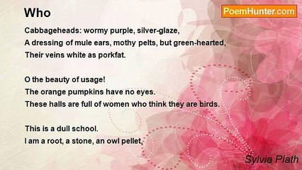 Sylvia Plath - Who