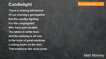 Matt Mooney's 'Candlelight' 🌟: A Poignant Reflection on Farewell and Memories