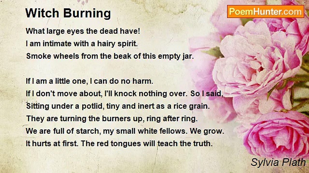 Sylvia Plath - Witch Burning