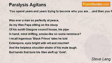 Steve Lang - Paralysis Agitans