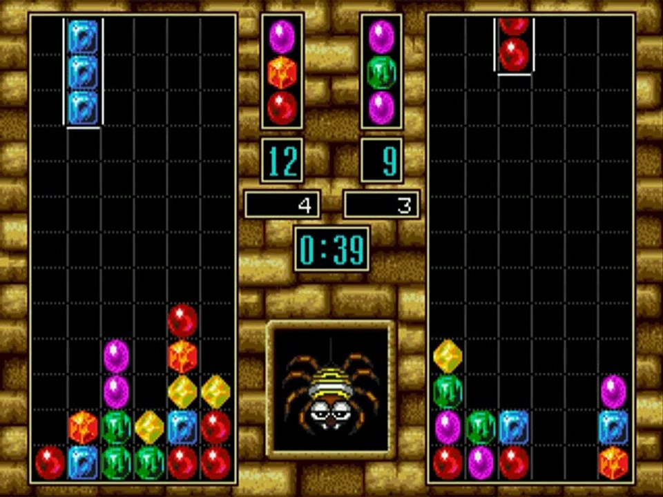 Columns III: Revenge of Columns online multiplayer - megadrive