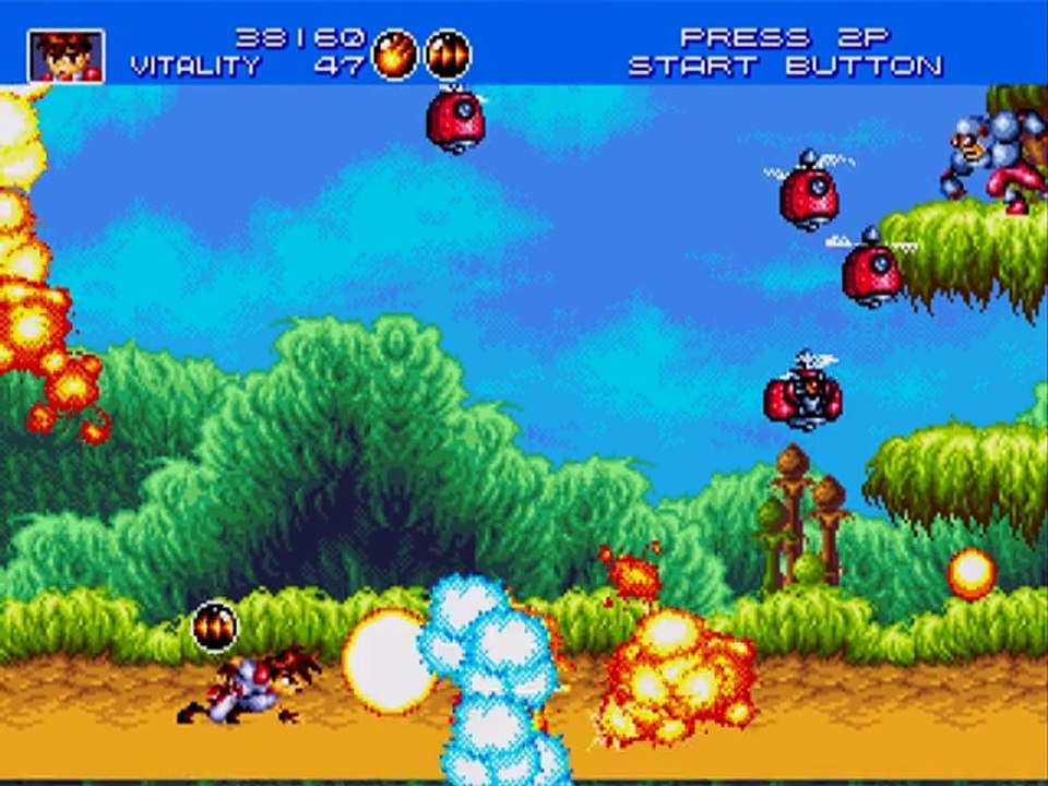 Gunstar Heroes online multiplayer - megadrive