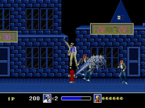 Michael Jackson's Moonwalker online multiplayer - megadrive