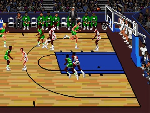 Lakers versus Celtics and the NBA Playoffs online multiplayer - megadrive