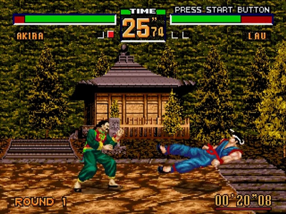Virtua Fighter 2 online multiplayer - megadrive